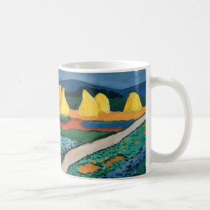 Mug Champs de légumes par August Macke, Beaux-arts vin