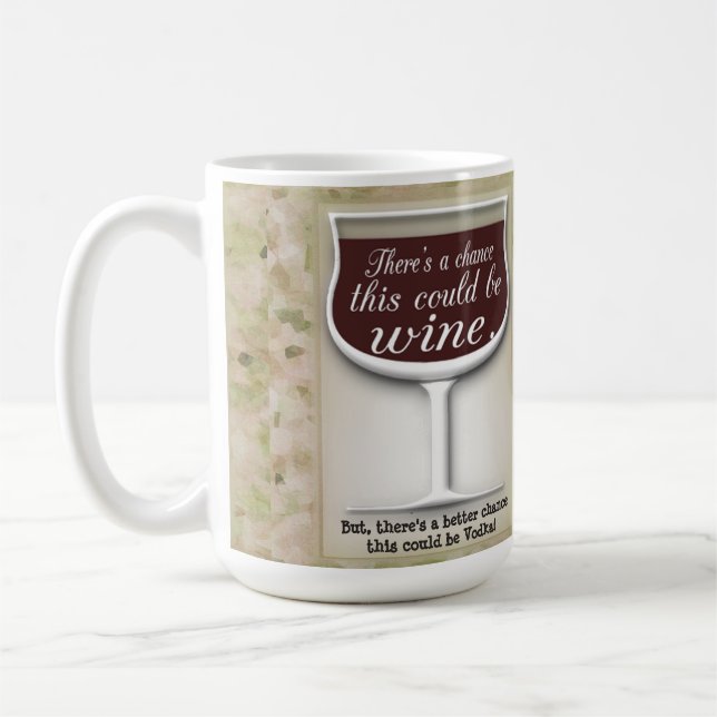 Mug Chance ceci pourrait Wine (Gauche)