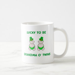 Mug Chanceux pour être jumeaux d'O de grand-maman
