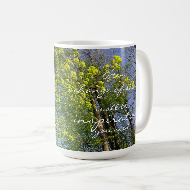 Mug Changement de scène, inspiration dont vous avez be (Devant droit)