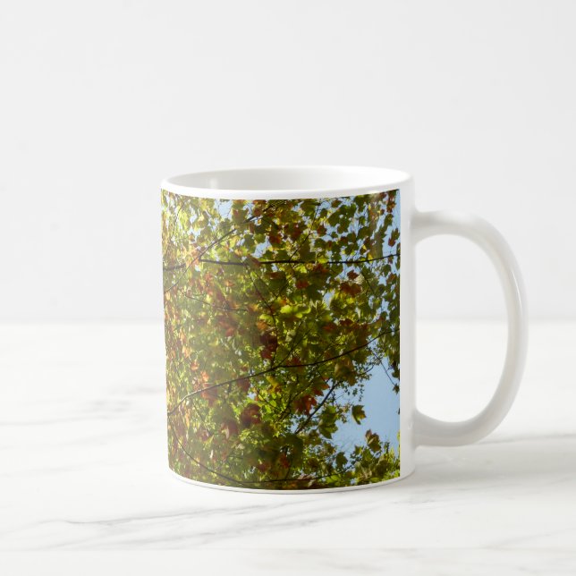 Mug Changer la couleur verte et dorée de l'érable (Droite)