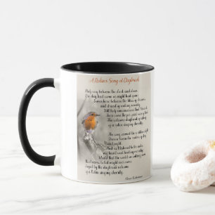 Mug Chanson de Robin à Daybreak - Poème de N. Waterman