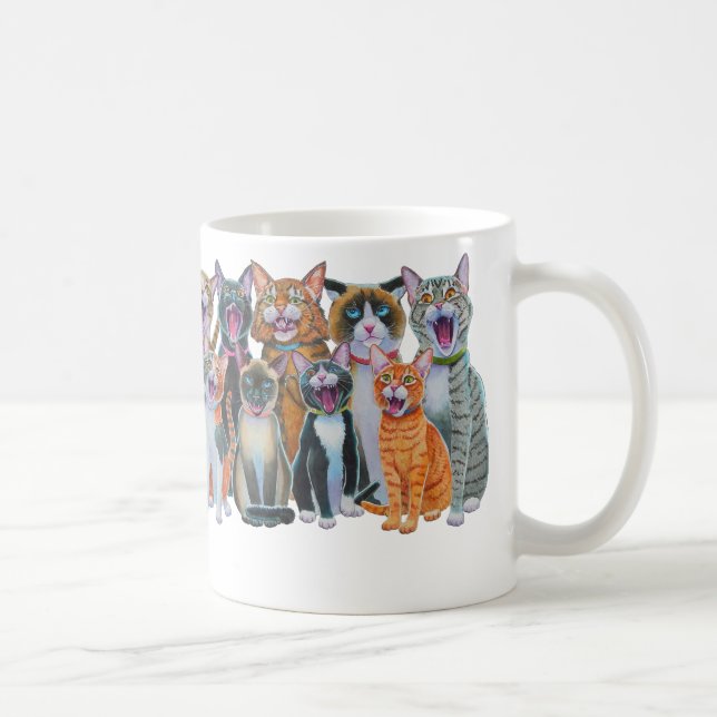 Mug Chanter des chats, faire du covoiturage autour de  (Droite)