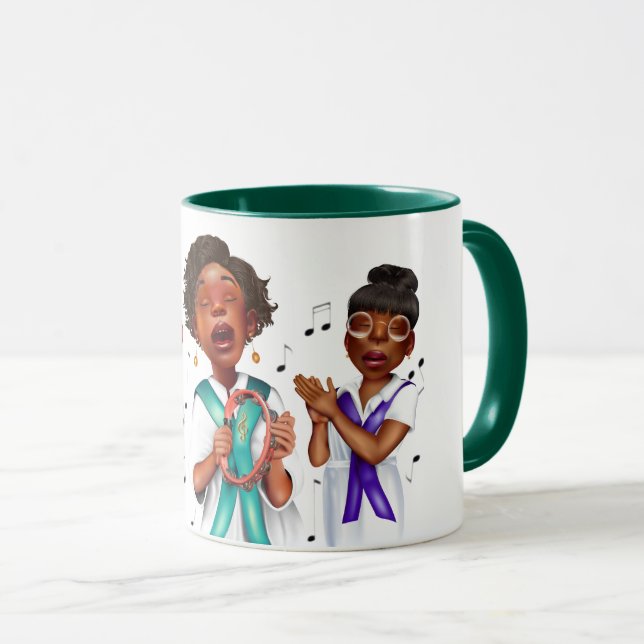 Mug Chanteur afro-américain (Devant droit)