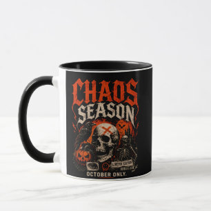 Mug Chaos Saison Gothique Édifiant Crâne Halloween