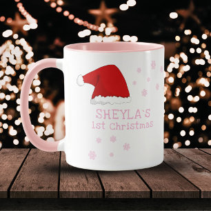 Mug Chapeau de Père Noël pour le premier Noël de bébé