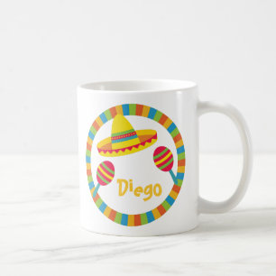 Mug Chapeau mexicain Maracas Fiesta Coloré