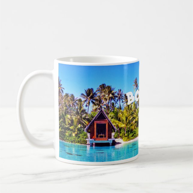 Mug Chapelle Drinkware de mariage de Bora Bora (Gauche)