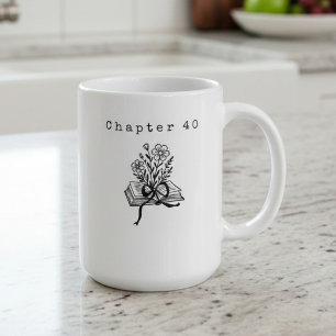 Mug Chapitre 40 Coquette Livre Fleurs sauvages
