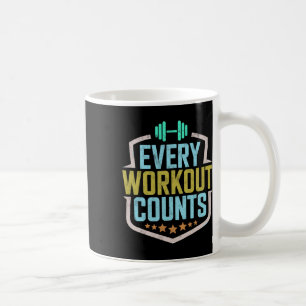 Mug Chaque Exercice Compte Drôle Sayings Gym Sayings M