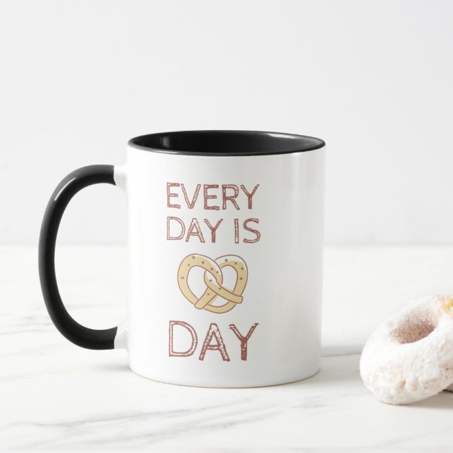 Mug Chaque Jour, C'Est La Fête Du Pretzel Qui Tue (Avec donut)