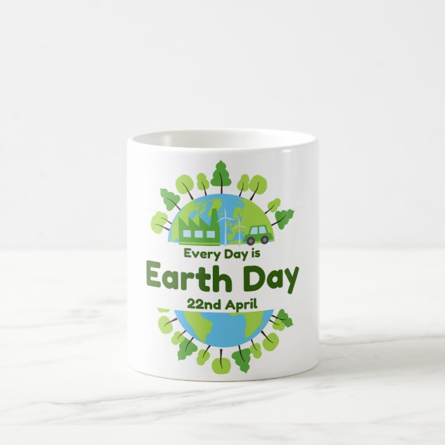 Mug Chaque Jour Est Jour des terres | JOUR DES TERRES (Centre)