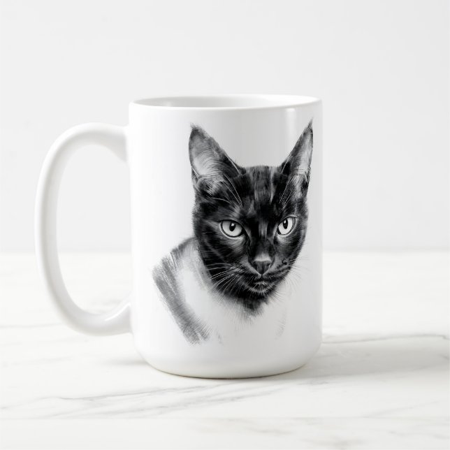 Mug Charbon de Chat (Gauche)