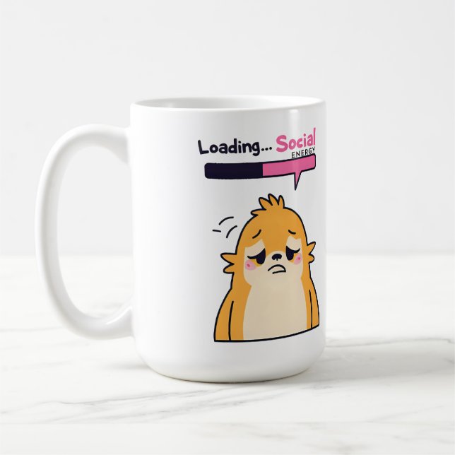 Mug Chargement... Énergie Sociale - Jolie Fatigué Dood (Gauche)
