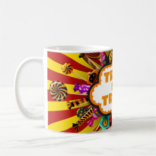 Mug Chariot d'Halloween ou de traiter des bonbons et d