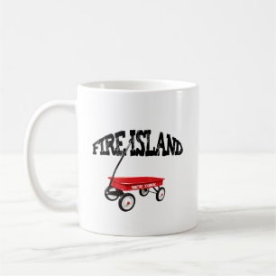 Mug chariot rouge FEU D'ÎLE NEW YORK plage ferry famil