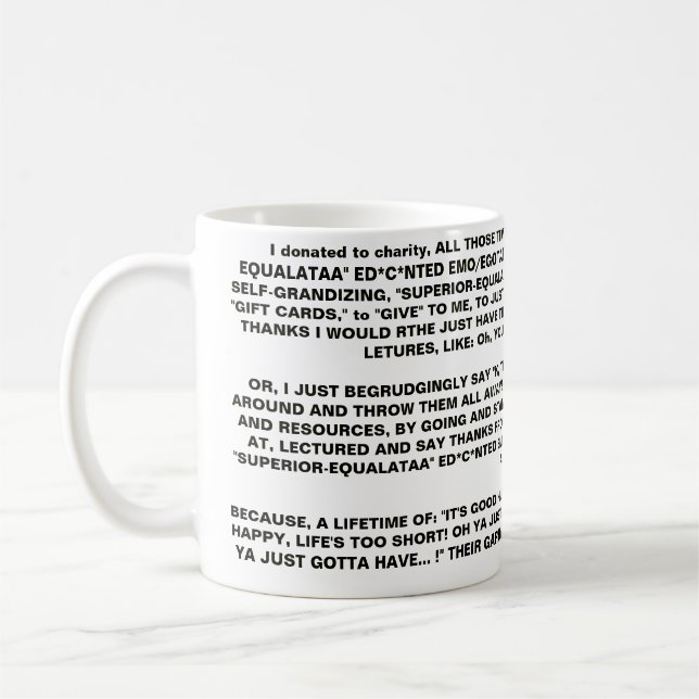 MUG "CHARITÉ" (Gauche)