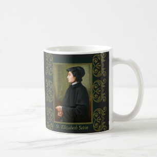 Mug Charité de chapelet de soeur de St Elizabeth Ann