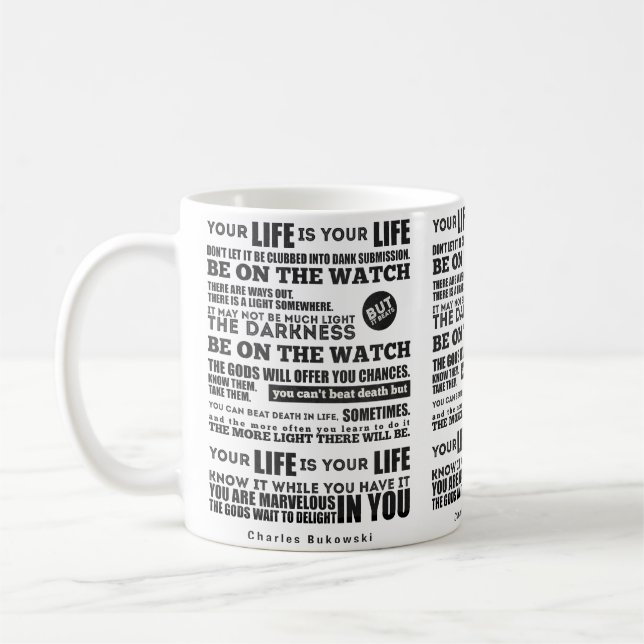 Mug Charles Bukowski (Gauche)