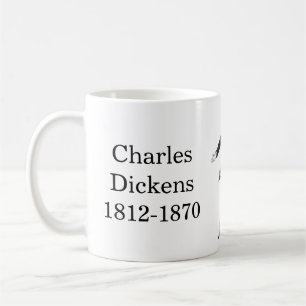 Mug Charles Dickens cite des livres
