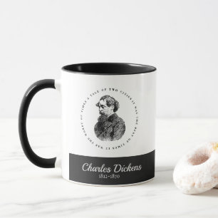 Mug Charles Dickens Portrait et Citation