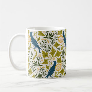 Mug Charles Voysey Parmi les Feuilles avec les oiseaux