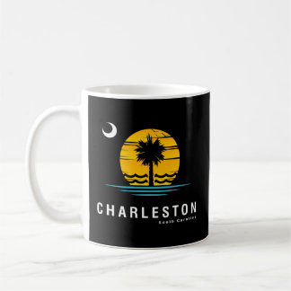 Mug Charleston Caroline du Sud Sc Palmetto Moon couche