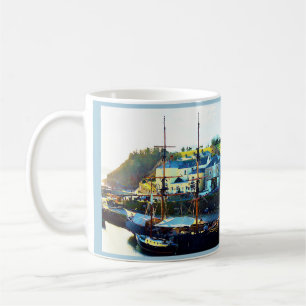Mug Charlestown Harbour Cornwall Angleterre