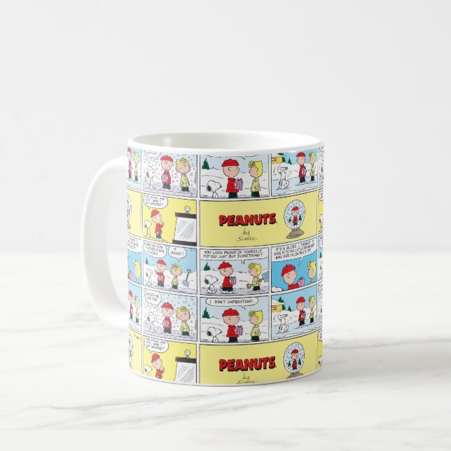 Mug Charlie Brown | Boule à neige (Devant gauche)