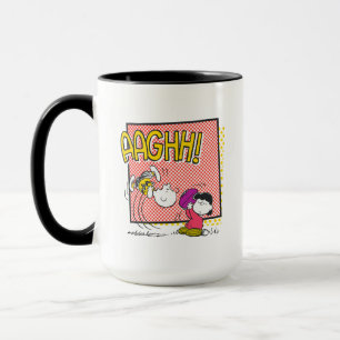 Mug Charlie Brown et Lucy Football Comic Graphic
