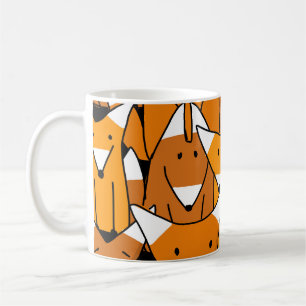 Mug Charmante famille Fox : Motif animal joueuse