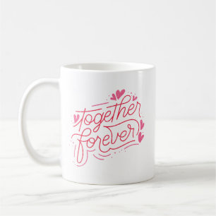 Mug Charme Simple Ensemble Rose Romantique à jamais