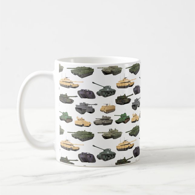 Mug Chars de combat multiples (Gauche)
