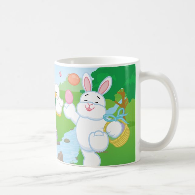 Mug Chasse à oeufs de célébration de ressort (Droite)