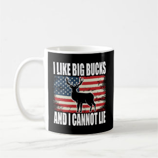 Mug Chasse Aux Cerfs J'Aime Les Gros Bucks Et Je Ne Pe