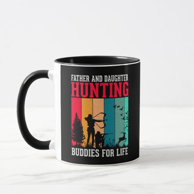 Mug Chasse aux cerfs père et fille (Gauche)