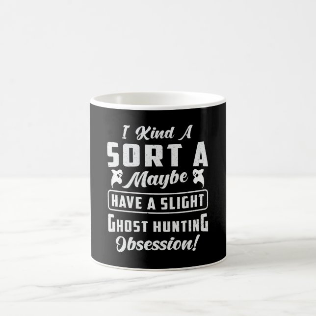 Mug Chasse aux fantômes Obsession Paranormal Chasseur  (Centre)