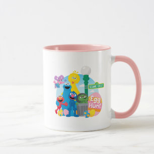 Mug Chasse aux oeufs de Pâques de la rue Sésame