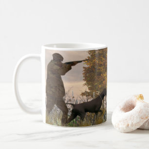 Mug Chasse de faisans avec des bruns allemands