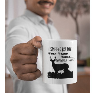 Mug Chasse Drôle Deer Tree Stand Sports En Plein Air