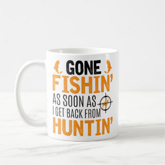 Mug Chasse Pêche Pour Les Chasseurs Qui Pêchent