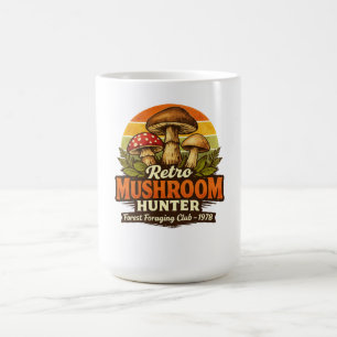 Mug Chasseur de champignons rétro Amateur de champigno