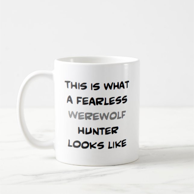 Mug chasseur de loup-garou, téméraire (Gauche)