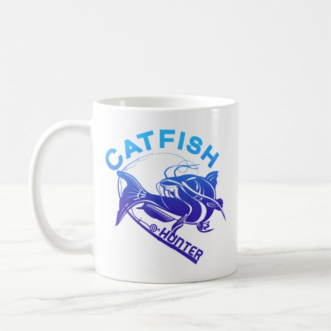 Mug Chasseur de poisson-chat Pêche aux poissons-chats (Gauche)