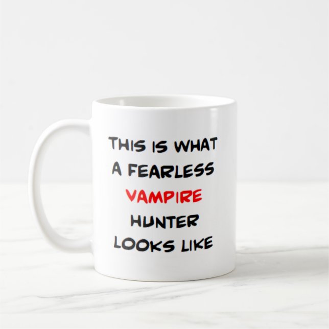 Mug chasseur de vampires, téméraire (Gauche)
