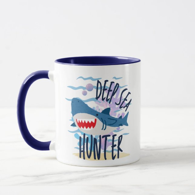 Mug chasseur en haute mer (Gauche)