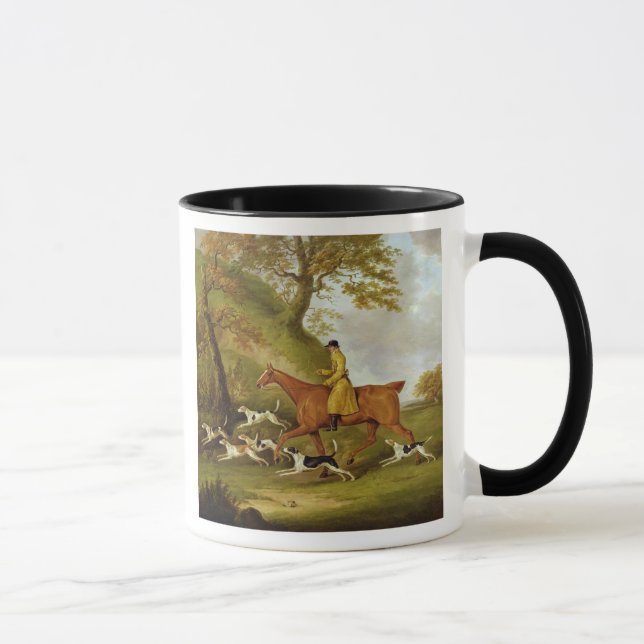 Mug Chasseur et chiens, 1809 (huile sur la toile) (Droite)