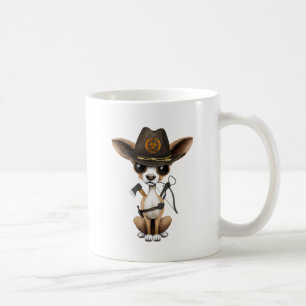 Mug Chasseur mignon de zombi de chiot de chiwawa