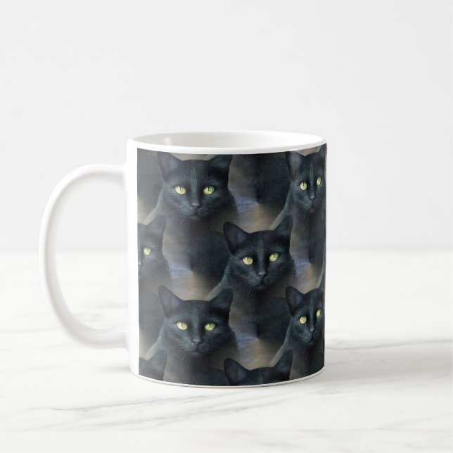 Mug chat 621 chat noir (Gauche)