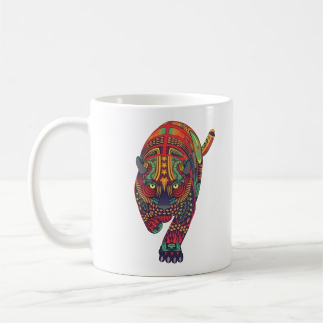 Mug Chat Alebrije sombre (Gauche)